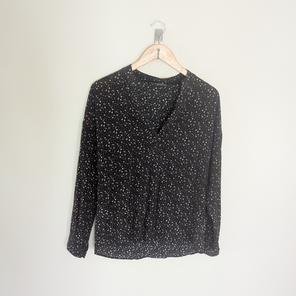 Falconeri Silk Floral Ditsy Print Blouse
